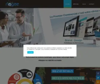 Nogaemedia.com(Expertise en Marketing et Transformation Digitale) Screenshot