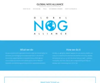 Nogalliance.org(About us) Screenshot