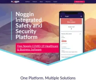 Nogginoca.com(Integrated Safety and Security Software Platform) Screenshot
