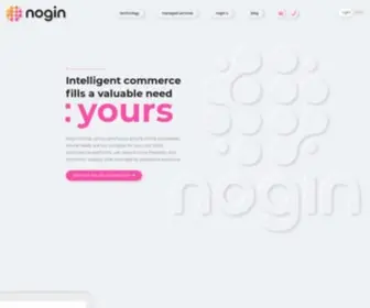 Nogin.com(The intelligent commerce solution for leading brands) Screenshot