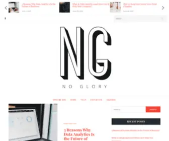 Noglory.org(Covering Advancements in Economics) Screenshot