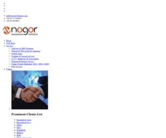 Nogorsolutions.com(Nogor Solutions Ltd) Screenshot