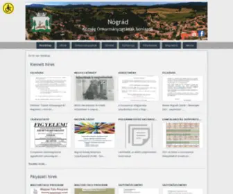 Nograd-Var.hu(Nógrád Község Önkormányzat honlapja) Screenshot