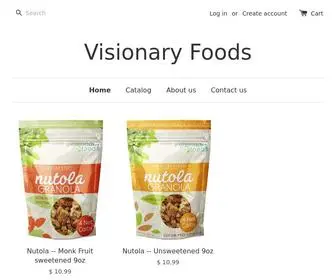 Nograinola.net(Keto friendly snacks) Screenshot