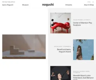 Noguchi.org(Founded and designed by isamu noguchi (1904–1988)) Screenshot