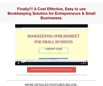 Nohassleaccounting.com(Bookkeeping Accounting Spreadsheet Templates) Screenshot