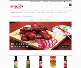 Nohfoods.com(Noh Foods of Hawaii) Screenshot