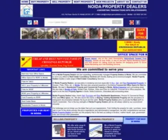 Noidapropertydealers.co.in(Office space for rent) Screenshot