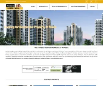 Noidaresidential.in(Find all residential projects for sale in Noida) Screenshot