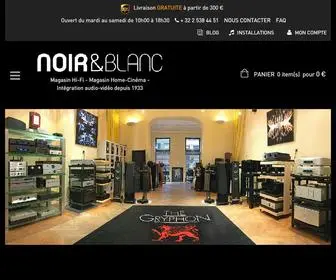 Noir-ET-Blanc.com(Noir et Blanc) Screenshot