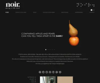 Noirdininginthedark.com(Dining in the Dark) Screenshot