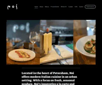 Noirestaurant.com.au(Noi) Screenshot