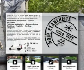 Noiretancheite.com(Noir Etancheité) Screenshot
