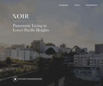 Noirlivingsf.com(New condominiums in Pacific Heights) Screenshot