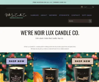 Noirluxcandleco.com(Handcrafted Soy Candles) Screenshot