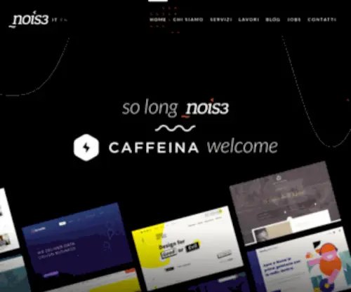 Nois3.it(We are nois3 // digital design thinking) Screenshot