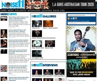 Noise11.com(Music news) Screenshot