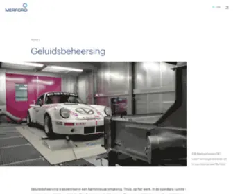 Noisecontrol.nl(Merford biedt oplossingen voor geluidsbeheersing. Geluidsbeheersing) Screenshot