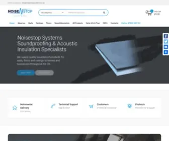 Noisestopsystems.co.uk(Soundproofing and Acoustic Products Supplier UK) Screenshot
