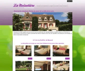 Noisetiere.com(Chambres d'Hôtes) Screenshot