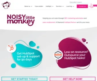 Noisylittlemonkey.com(Diamond HubSpot Partner & Digital Marketing Specialists in Bristol) Screenshot