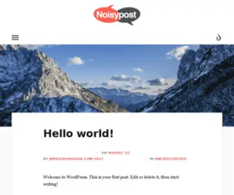 Noisypost.com(Community Blog) Screenshot