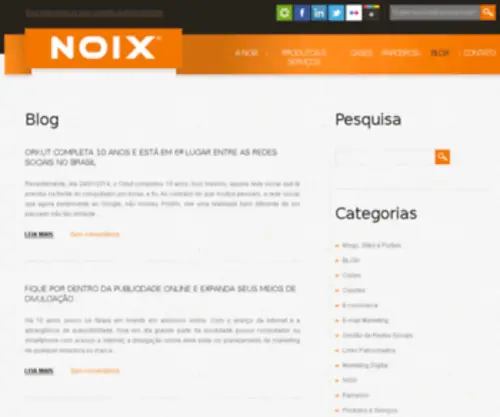 Noix.blog.br(Noix) Screenshot