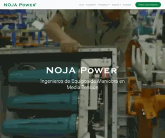 Nojapower.es(NOJA Power) Screenshot