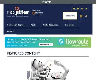 Nojitter.com(Insight for the Connected Enterprise) Screenshot
