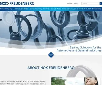 Nok-Freudenberg.com(恩福（中国）) Screenshot