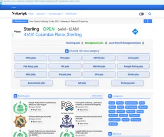 Nokaripk.com(Jobs in Pakistan 2021 Nokari Pk) Screenshot