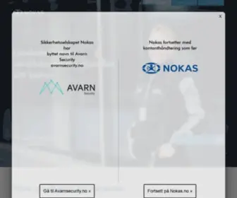 Nokas.no(Nokas verdihåndteringsløsninger) Screenshot