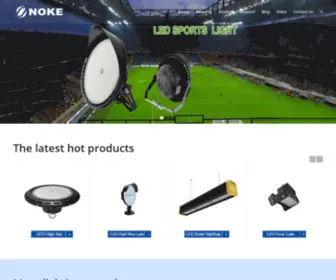 Nokeled.com(To be a benchmark in the LED industry) Screenshot