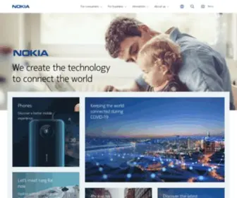 Nokia.ca(Nokia Corporation) Screenshot