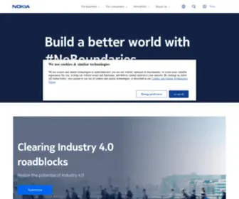 Nokia.com(Nokia Corporation) Screenshot