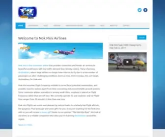 Nokmini.com(Nok mini Airlines) Screenshot