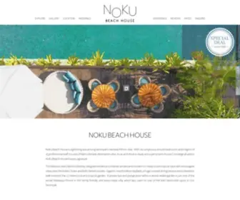 Nokubeachhouse.com(Six-bedroom Beachfront Seminyak Villa) Screenshot