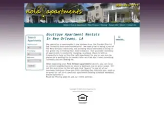 Nola-Apartments.com(NOLA Apartments) Screenshot