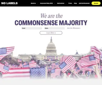 Nolabels.org(Hyper-partisanship) Screenshot