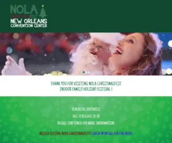 Nolachristmasfest.com(Nola Christmasfest) Screenshot