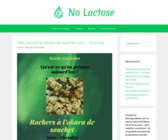 Nolactose.fr(Sans lactose) Screenshot