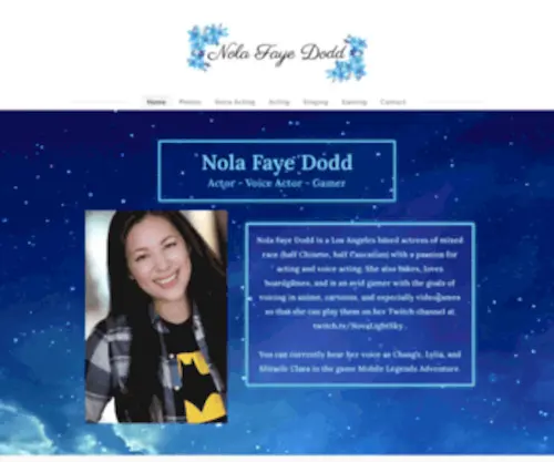 Nolafayedodd.com(NOLA FAYE DODD) Screenshot