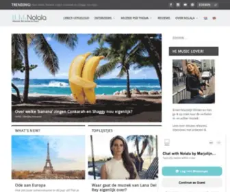Nolala.com(Discover the stories in music) Screenshot