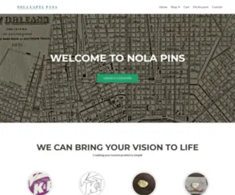 Nolalapelpins.com(NOLA PINS) Screenshot