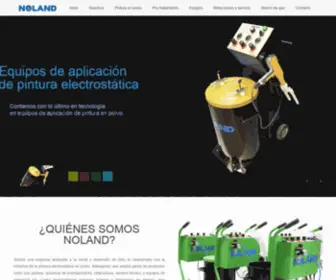 Noland.com.mx(Venta de pintura electrostática) Screenshot