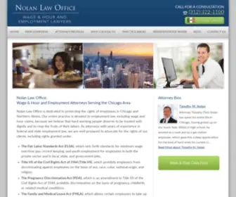 Nolanwagelaw.com(Nolan Law Office) Screenshot