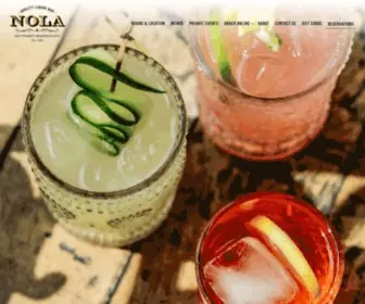 Nolas.com(Nola Palo Alto) Screenshot