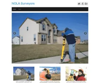 Nolasurveyors.com(New Orleans Surveyors) Screenshot