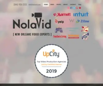 Nolavid.com(New Orleans Video Production Company) Screenshot