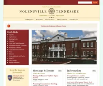 Nolensvilletn.gov(NOLENSVILLE, TN) Screenshot